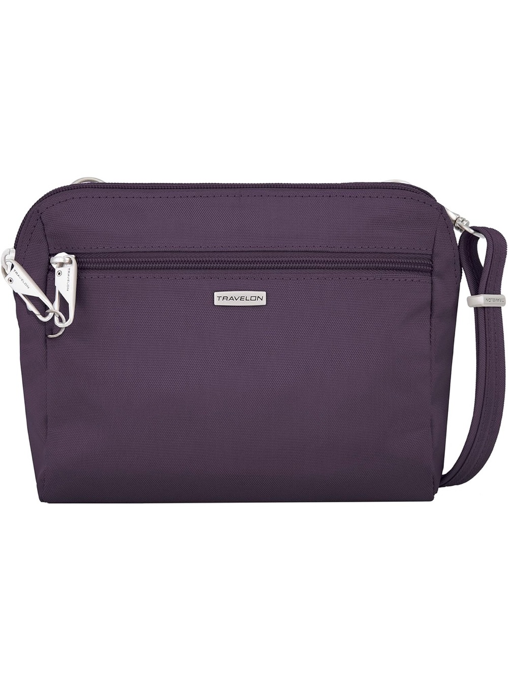 Travelon Anti-Theft Classic Convertible Crossbody in Purple EUC
